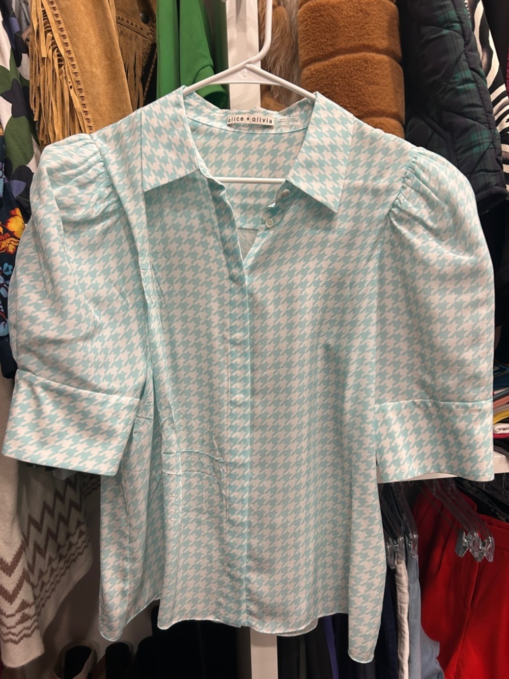 Alice + Olivia Blouse large worn once